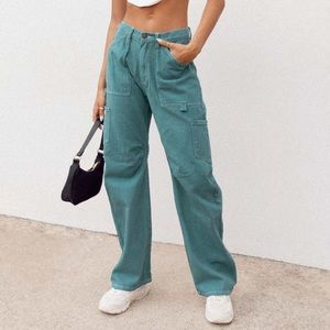 Lioness Miami vice green cargo pants
